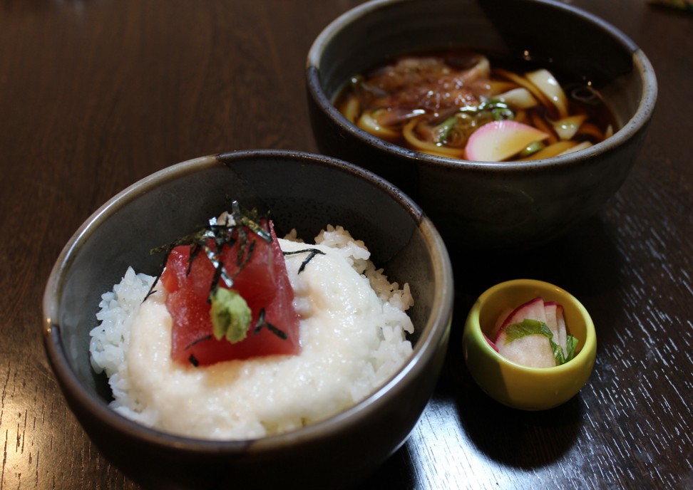 ミニ山かけ丼